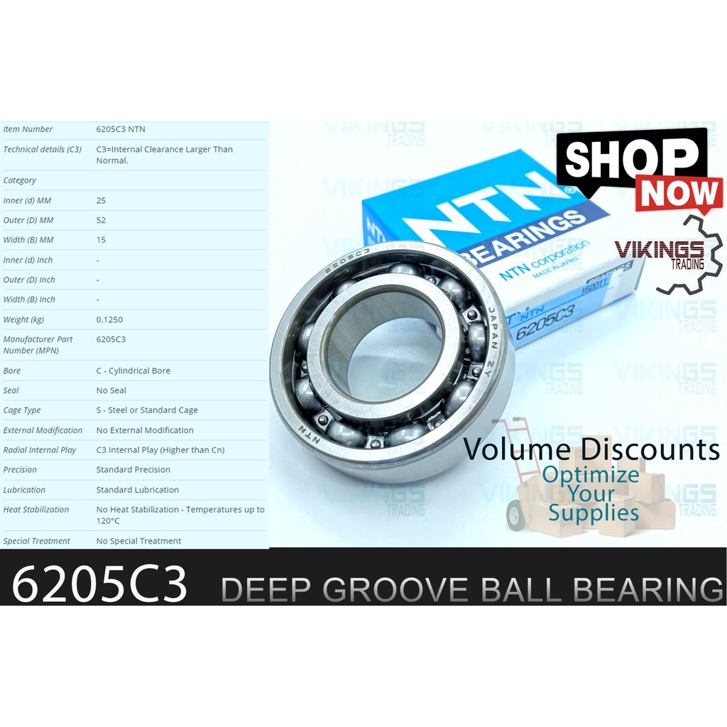 DIJAMIN JAPAN NTN!! 6205C3 6205 C3 6205C4 6205 C4 6205U1 6205 U1 BEARING NTN JAPAN JEPUN NTN