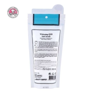 BEAUTY BUFFET Scentio Milk Plus Whitening Q10 Salt Scrub-เซนทิโอ มิลค์พลัส ไวท์เทนนิ่งคิวเทน ซอลท์สครับ(300g)