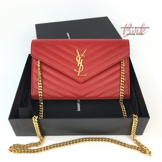 brandmekeerati กระเป๋า  [ In-Stock] •• New•• YSL WOC 9” ❤︎03