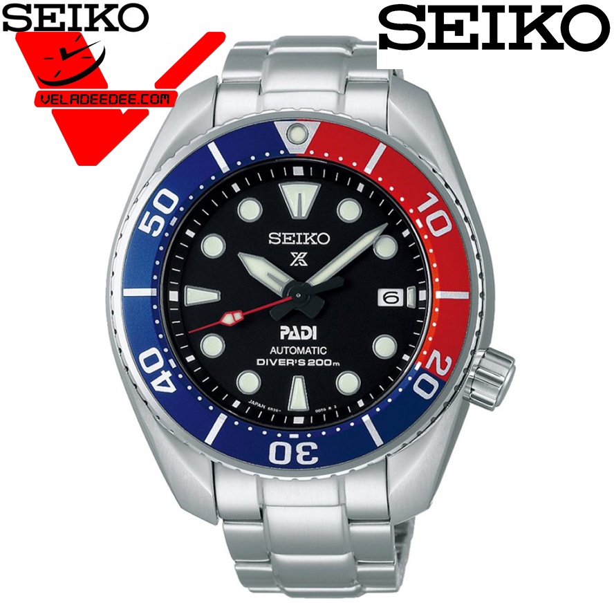 นาฬิกาข้อมือผู้ชาย SEIKO PROSPEX AUTOMATIC DIVER'S 200M PADI SPECIAL EDITIONรุ่น SPB181J สินค้ารับประกันศูนย์บ.ไซโก้1ปี