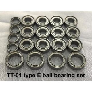 TT-01 type E metal sealed ball bearing set ชุดลูกปืนแบริ่ง สำหรับชุดคิท TAMIYA TT-01 type E