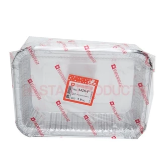 ถาดฟอยล์ Star Products 4428-P พร้อมฝา บรรจุ 5 ชิ้น/แพ็ค