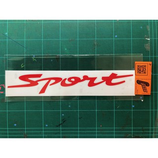 Sport สติ๊กเกอร์ติดรถ 1 คู่