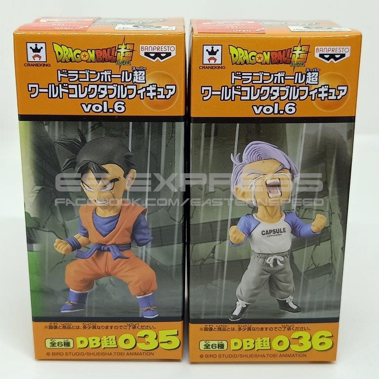 Banpresto WCF DRAGON BALL SUPER VOL.6 [FUTURE GOHAN & TRUNKS] ฟิกเกอร์สะสมโลก