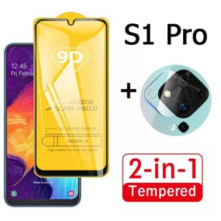 (2 in 1) vivo s1 pro ฟิล์มกระจกกันรอย 9D