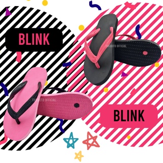 รองเท้าแตะ รองเท้าแตะหูคีบ รุ่น blink สีสด ไม่ลื่น ไม่ดีดน้ำ