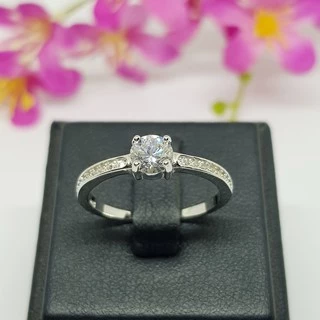Memorine Jewelry แหวนเงินแท้ 925 ฝังเพชรสวิส(CZ) : ONLR279