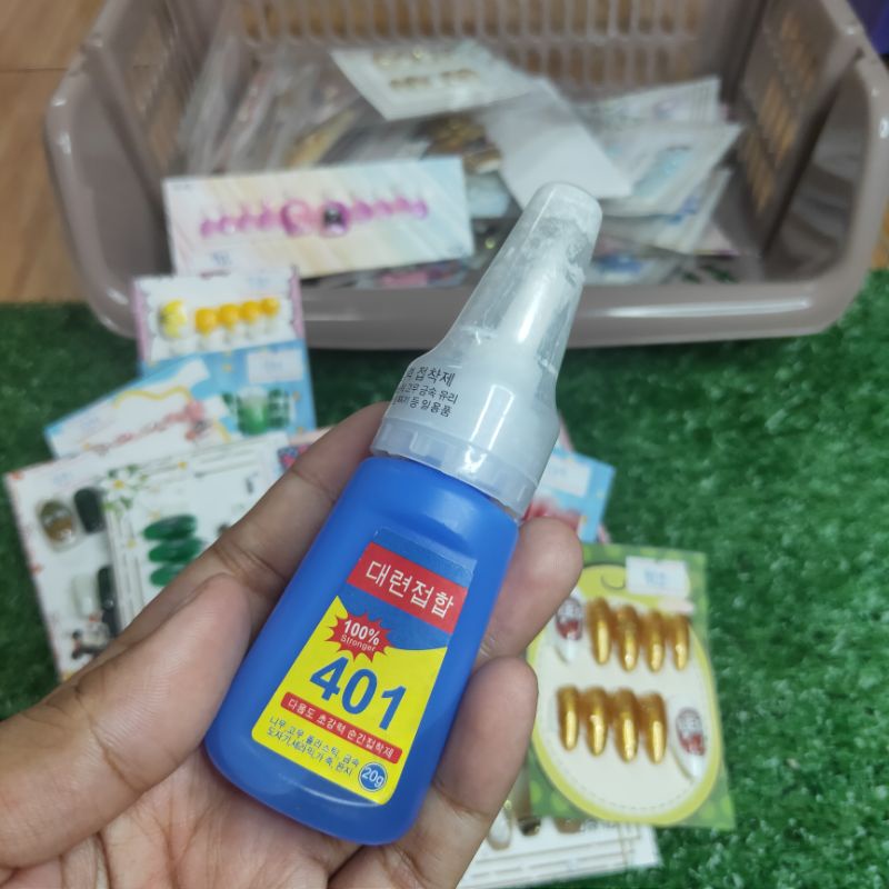 กาว401/กาวติดเล็บ/กาวติดเล็บอย่างดี