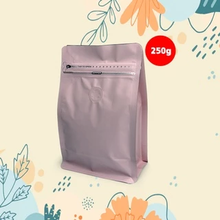 Cube Coffee Bag ถุงใส่เมล็ดกาแฟ ถุงกาแฟ มีวาล์ว มีซิป ขยายข้าง 250 กรัม จำนวน 10 ใบ มีสีให้เลือก 16 สี