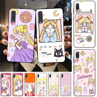 เคสโทรศัพท์มือถือ ซิลิโคน กันกระแทก ลายการ์ตูนเซเลอร์มูนน่ารัก สําหรับ Samsung A50 A50S A70 A11 A12 4G