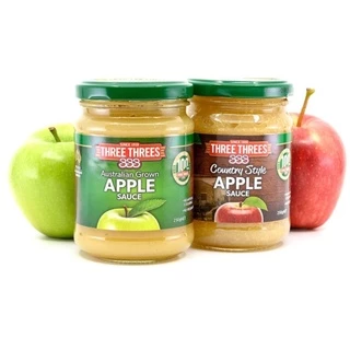 APPLE SAUCE THREE THREES 250 g.แอปเปิ้ลซอส