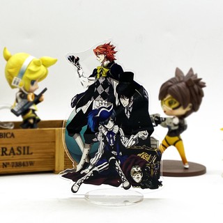 ของเล่นฟิกเกอร์ butler kuroshitsuji sebas venetian ciel grell สีดํา