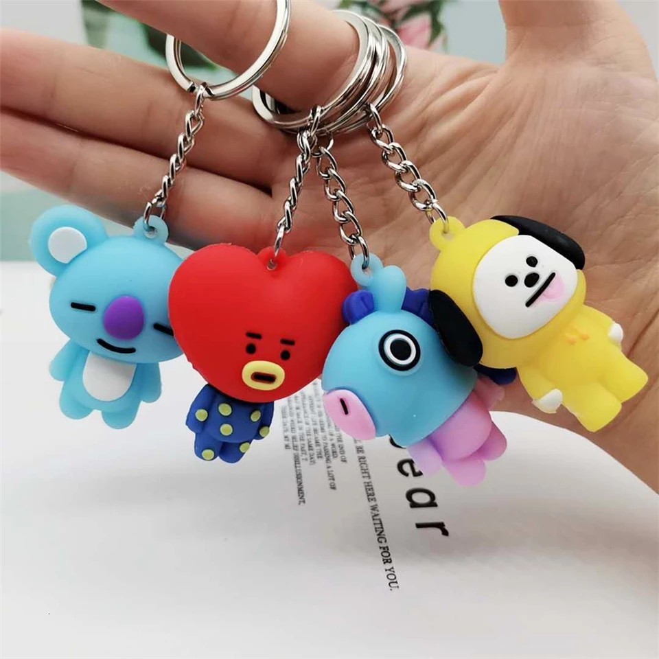 พวงกุญแจ GANTUNGAN BT21 พวงกุญแจ BTS