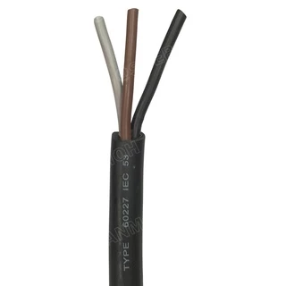 [ 1 ชิ้น ] PC-6063 สายหล่อหัว 3x2.5sq.mm. สายหล่อปลั๊กไฟ VCT ขนาด 3 x 2.5 mm สายหล่อหัว VCT 3 x 2.5mm สายปลั๊กไฟสำเร็...