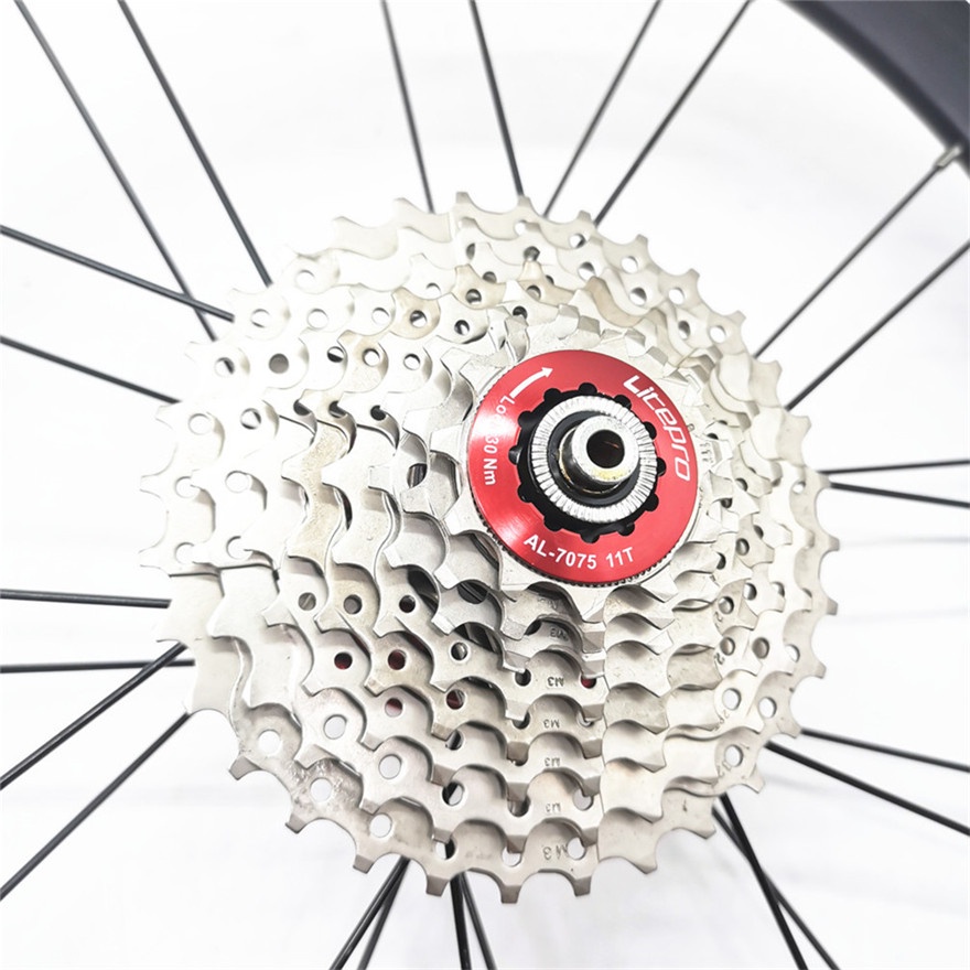 Litepro MTB จักรยานเสือภูเขาจักรยานพับมู่เล่ 8 ความเร็วจักรยาน Freewheel CASSETTE 11T 32T เกียร์เปลี่ยนเฟืองพร้อมฝาครอบ - รูปที่ 5