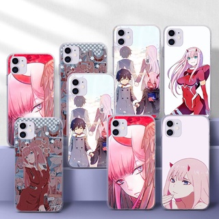 เคสโทรศัพท์มือถือแบบนิ่ม ใส ลาย DARLING in the FRANXX zero two 35WS สําหรับ Iphone 12 Mini 11 Pro XR XS Max