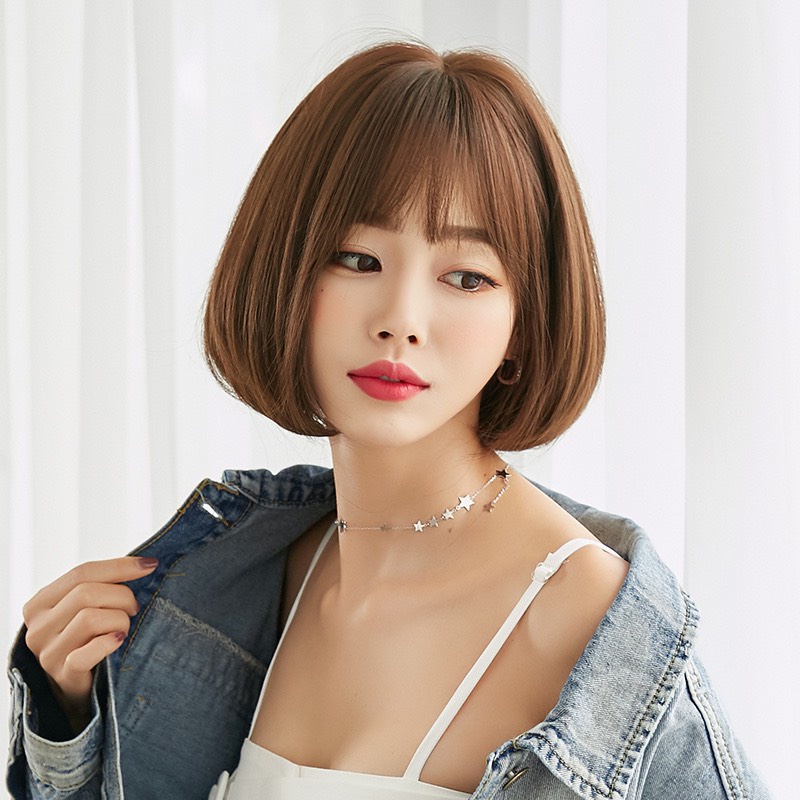 วิกบ๊อบสั้น วิกผม Calawigs ผมพรีเมี่ยม   ผมสั่้นบ๊อบงุ้มเข้า สินค้าสวยตามภาพ100% สินค้าส่งในไทย พร้อมส่ง