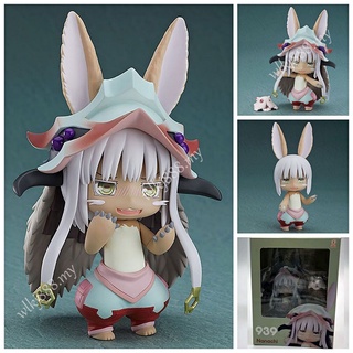 Nendoroid ผลิตใน Abyss 939# โมเดลตุ๊กตาฟิกเกอร์ Nanachi Change Face Anime ของเล่นสําหรับเด็ก