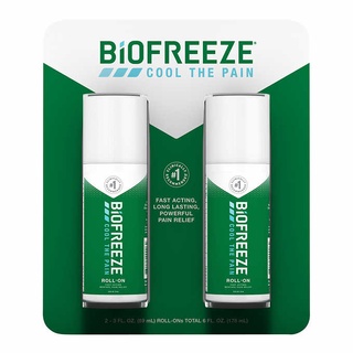 (EXP08/25) Biofreeze Topical Pain Relieving Roll-On แบบ1ขวด2ขวด แก้ปวดเมื่อยกล้ามเนื้อ