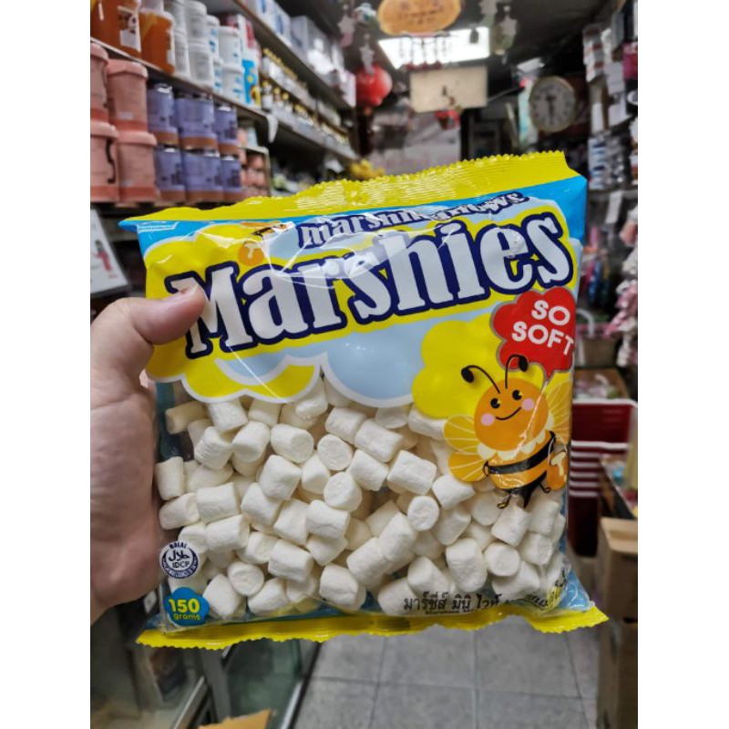marshmello มาชแมโร​ สีขาว​ มินิไวท 150กรัม กลาง
