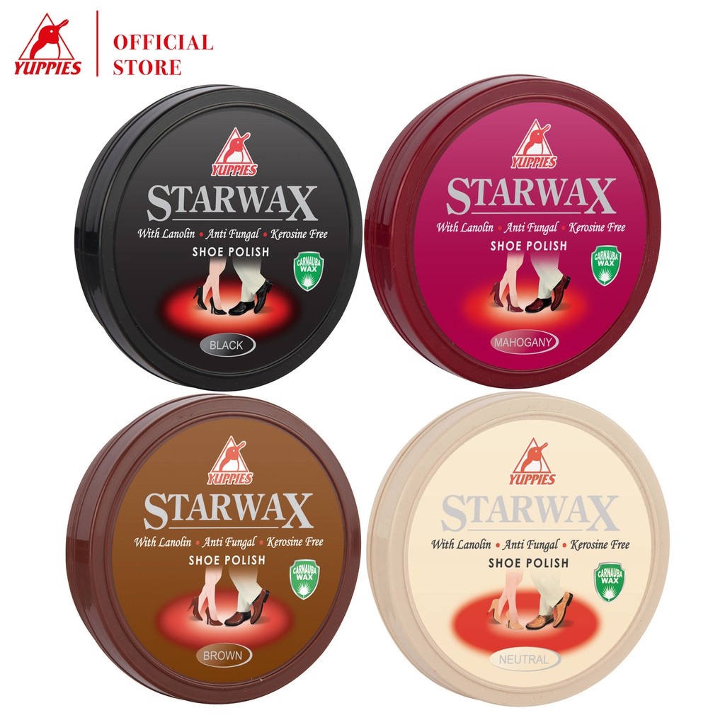 Pengilat Kasut Yuppies Star Wax StarWax Shoe Polish Paste ยาขัดรองเท้า