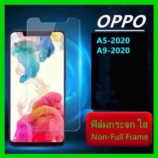 OPPOA5（2020）/A9（2020）ฟิล์มกระจกนิรภัยเเบบใส่