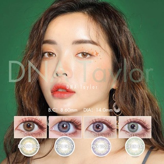 Freshlady DNA Taylor Brown Hazel คอนแทคเลนส์บิ๊กอายส์ แบบรายปี สีน้ำตาลเฮเซล (0-8.00) ขนาด 14.00 มม.