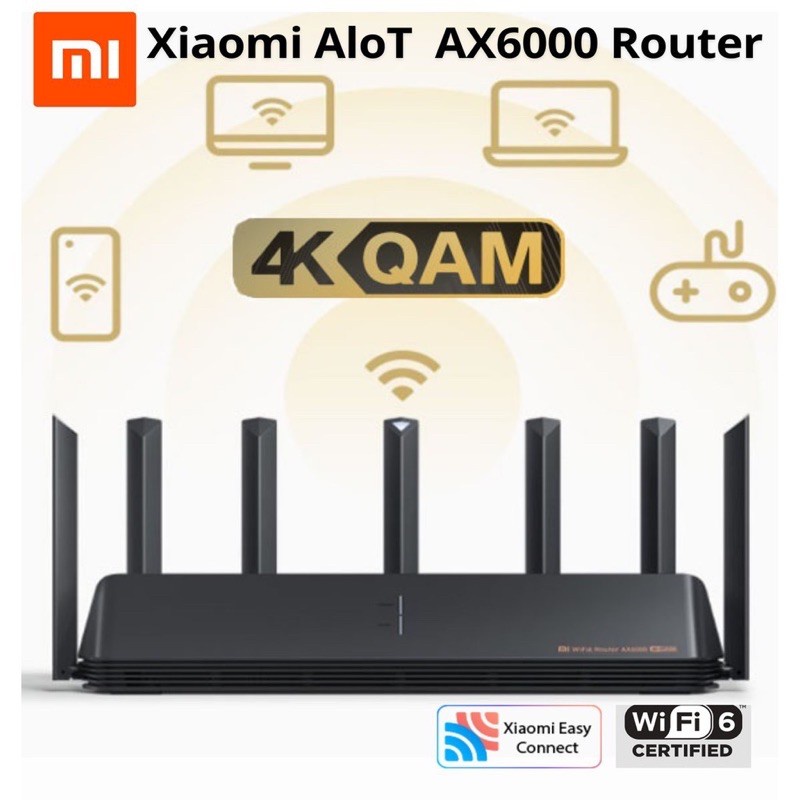 พรีออเดอร์ Xiaomi Router AX6000 WiFi6 4K QAM 6000 Mbps OFDMA MU-MIMO ...