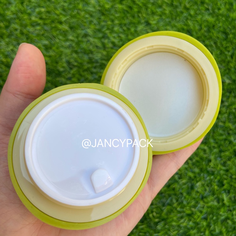 Jancy PACK กระปุกเปล่า สําหรับใส่ครีมบํารุงผิวหน้า ลิปบาล์ม ผลไม้ เลม่อน พีช 30 กรัม