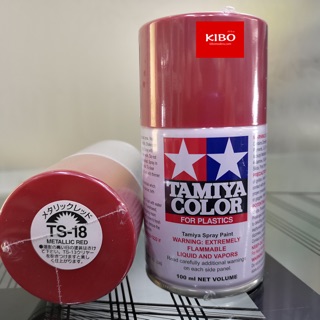 สีสเปรย์ทามิย่า Tamiya TS-18 metallic red 100ml แดงเมทัลลิก