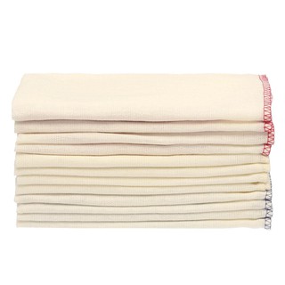 ผ้าฝ้ายcotton 100% ทำความสะอาดเอนกประสงค์ มูจิ (Muji) สีครีม