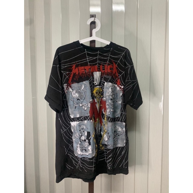 เสื้อวงMETALLICA ลายแมงมุม🕷🕸