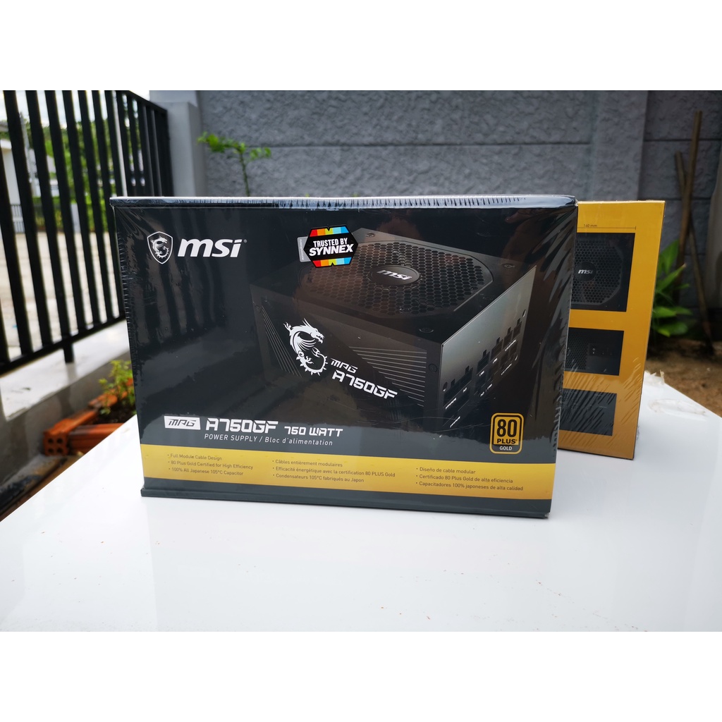 PSU MSI MPG A750GF 750W (80+ Gold) สินค้าใหม่ มือ 1