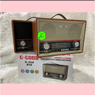 ราคาวิทยุ FM-AM MP-3 บลูทูธ SD รุ่น-G-268 BIG