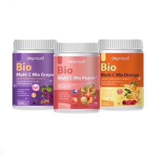 วิตามินซี โซพราว 3 รส วิตามินซีสด Deproud Bio Multi C Mix วิตามินซีสามรส วิตามินซีดีพราว 250,000 mg(ราคาต่อ 1 ปุก)