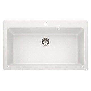 SINK BUILT 1Bowl BLANCO NAYA XL 9 495.39.376 WHITE ซิงค์ฝัง 1หลุม BLANCO NAYA XL 9 495.39.376 สีขาว อ่างล้างจานฝัง อ่างล