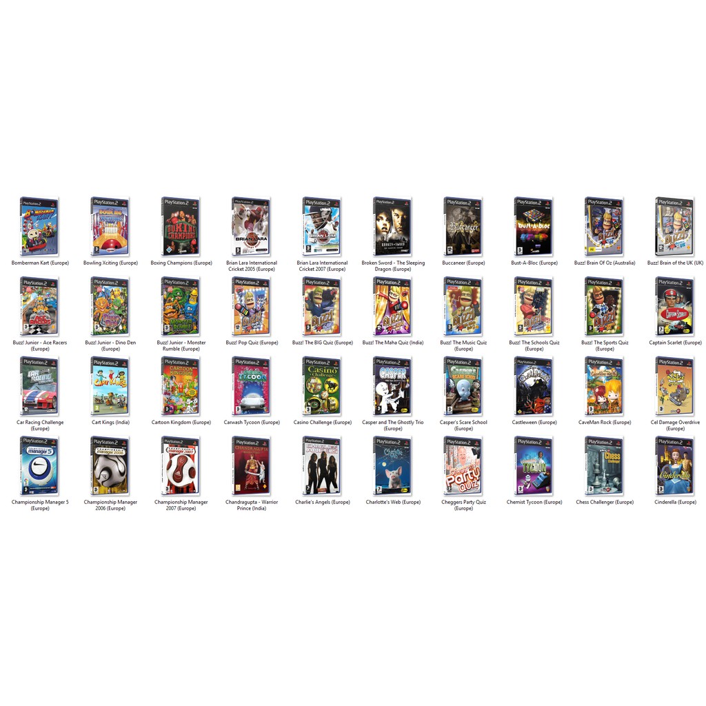 แผ่นเกมส์ PS2 : มีทุกเกมส์แจ้งมาได้เลย