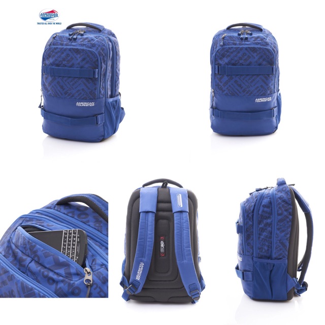 American Tourister กระเป๋าเป้รุ่น DODGE Backpack Nautical Blue ราคานี้รวมส่งฟรี!งดต่อละเด้อ🙏🏼😅