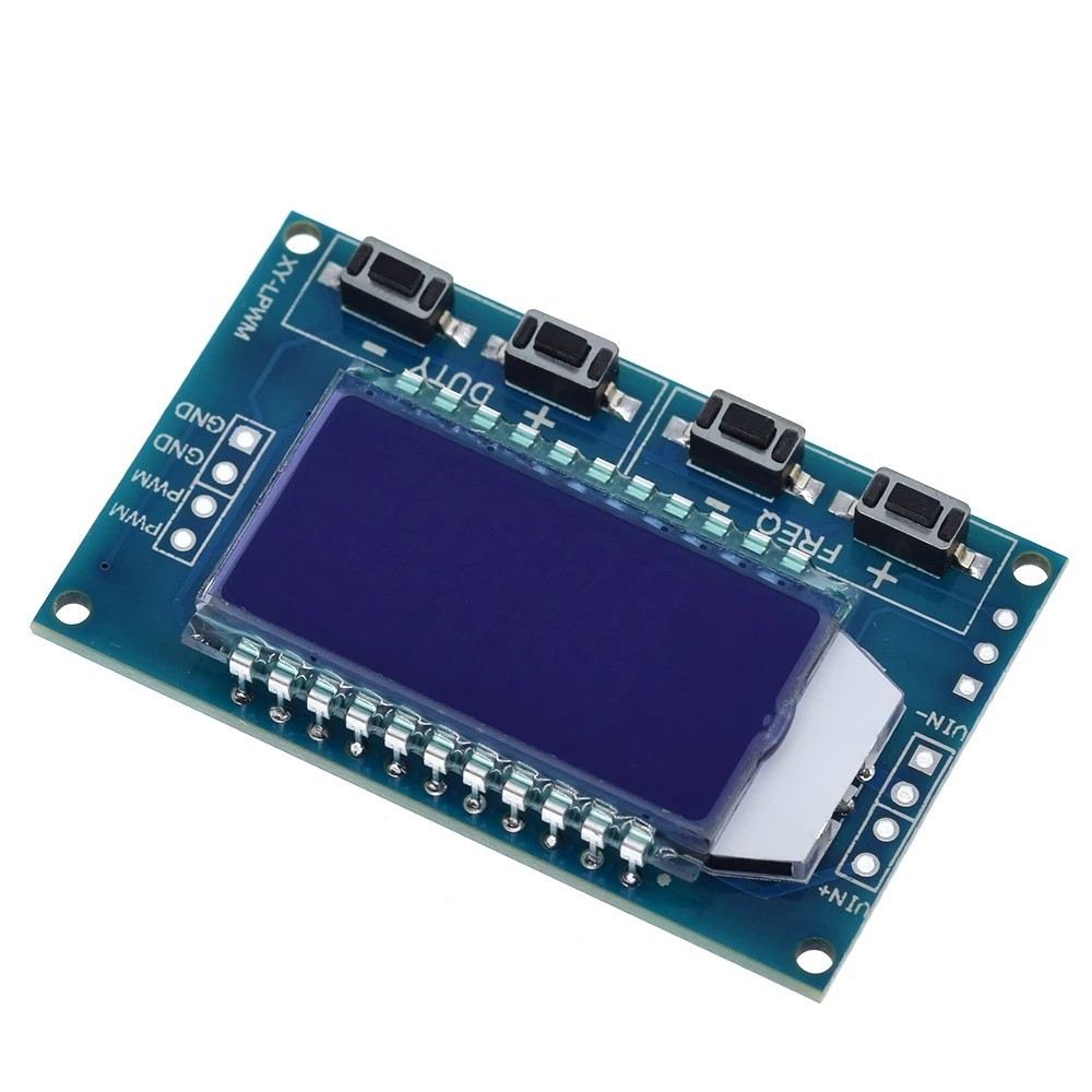 PWM Signal Generator Micro USB 2CH Adjustable Duty Cycle Pulse Frequency Digital LED Display