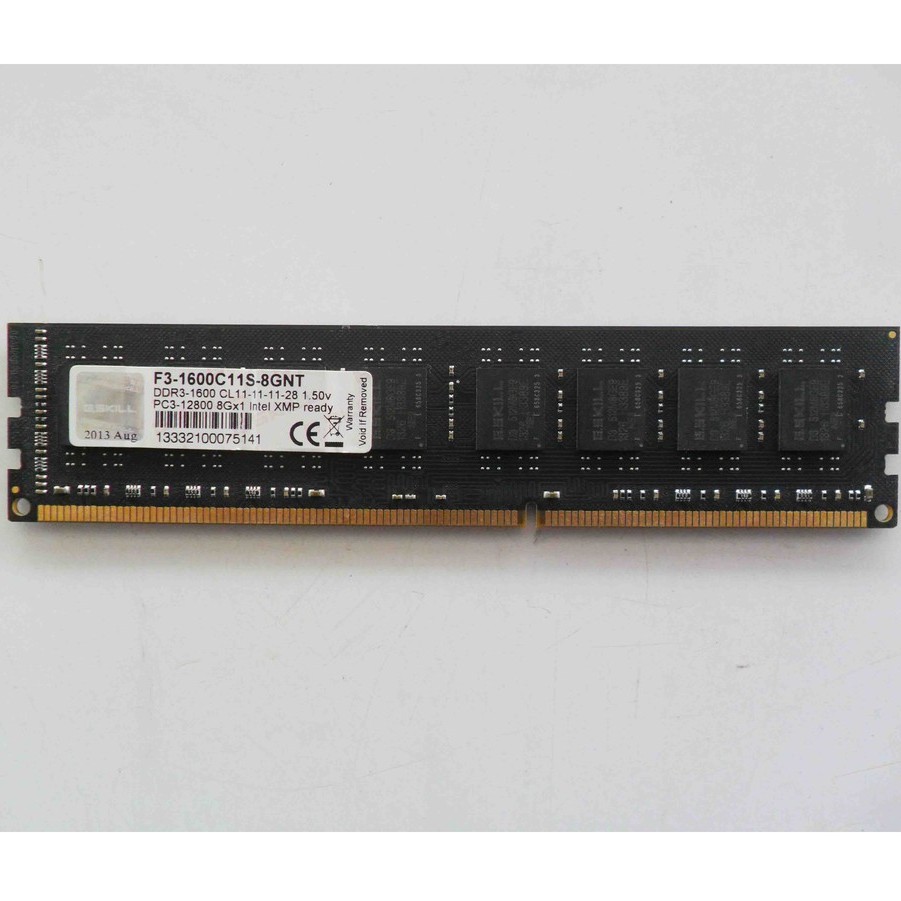 RAM DDR3 Gskill F3-1600C11S-8GNT [PC]ของแท้100%,DDR3-1600 (8GBX) มือ 2