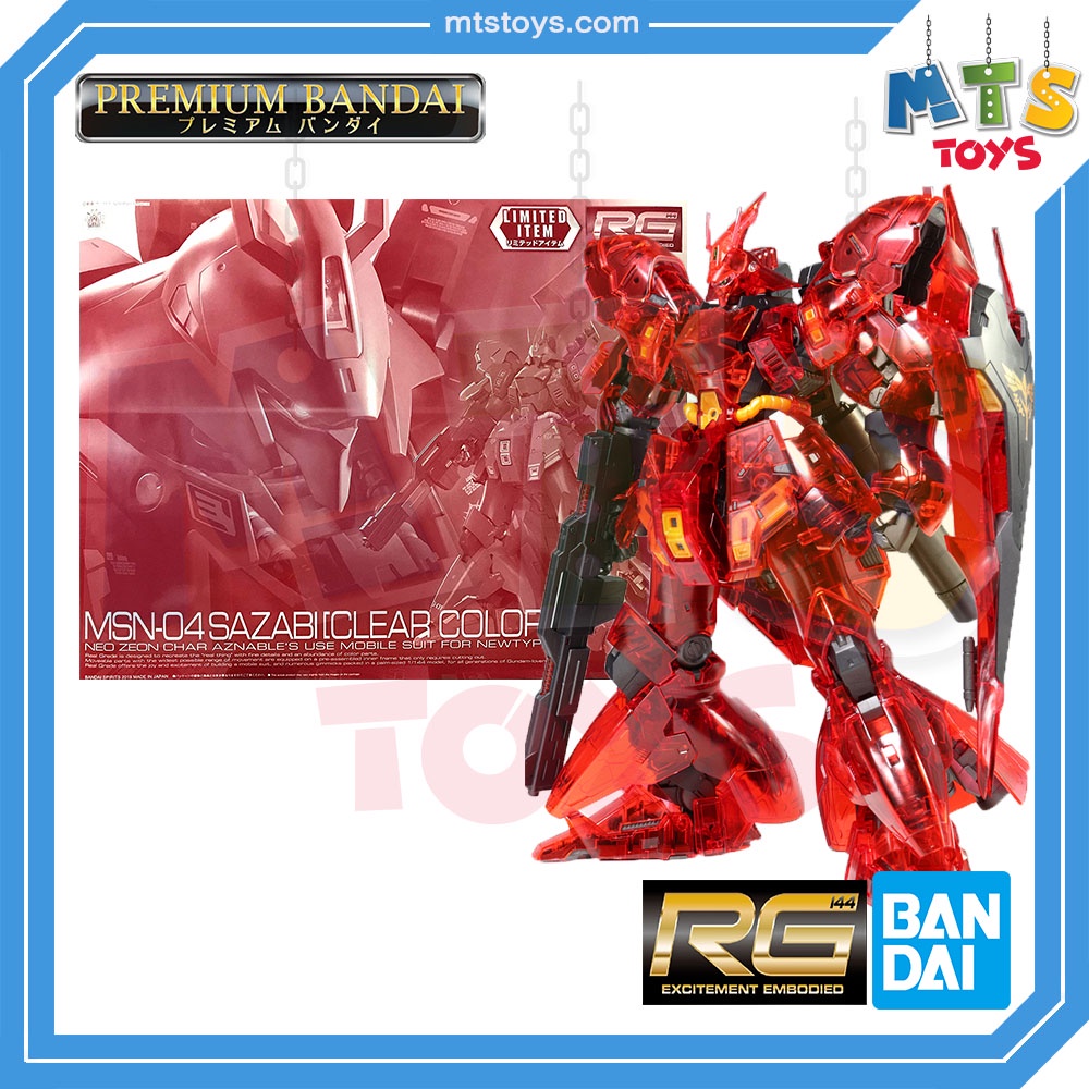 **MTS Toys**P-Bandai : RG MSN-04 Sazabi [Clear Color] กันดั้ม