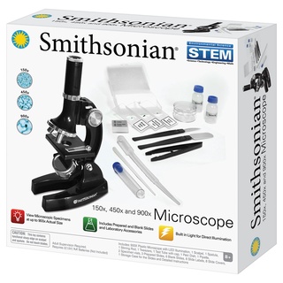 [ใช้ 2 โค้ดลดเพิ่ม] Smithsonian ของเล่นเสริมทักษะ Microscope Kit