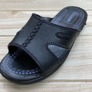 รองเท้าแตะสวมยาง BATA Sandak size 6-10 สีดำ/น้ำตาล ทนทาน ลุยน้ำได้