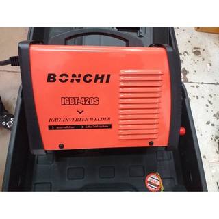 BONCHI ตู้เชื่อมพร้อมกระเป๋า BONCHI IGNT#420S 420Amp ระบบ Arc Force รุ่นใหม่ มีปุ่มปรับไฟ 2 ปุ่ม