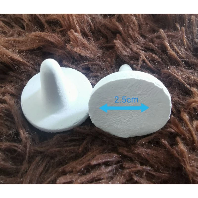 ฐานแฟรกปะการังทรงกลมมีเดือย frag plug 10 ชิ้น