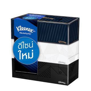 Kleenex กระดาษเช็ดหน้าบียู 135แผ่น แพ็ค 3กล่อง