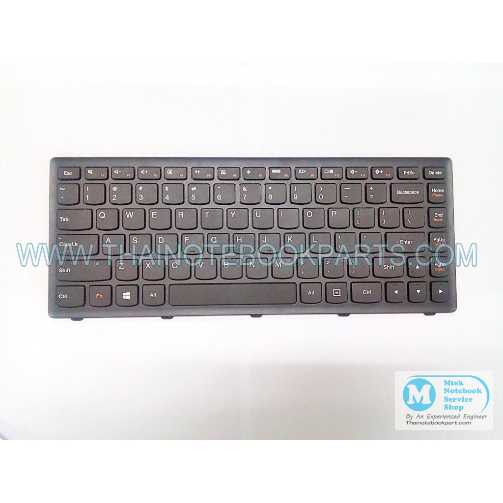 คีย์บอร์ดโน๊ตบุ๊ค Lenovo Flex 14 V-142920AS1-US Frame Black Keyboard Notebook (สินค้าใหม่พร้อมเฟรม,ภ