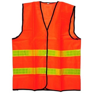 GIANT KINGKONG เสื้อกั๊กจราจร L HS713O-L สีส้ม Safety Vests Personal Protective Equipment