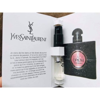 น้ำหอม ตัวเทส แบรนด์แท้ ขนาด 2ml  💕💕 Yves Saint Laurent Black Opium EDP