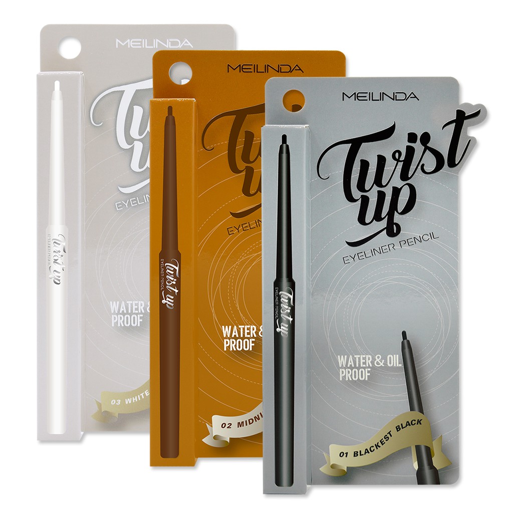 Meilinda Twist Up Eyeliner Pencil อายไลเนอร์
